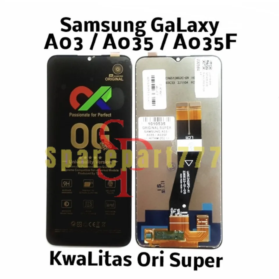 Lcd Touchscreen Fullset Kwalitas OG SUPER Samsung Galaxy A03 - A035 - A035F  Digitizer Penuh Set Layar Sentuh Kualitas Og - Lazada | Lazada Indonesia