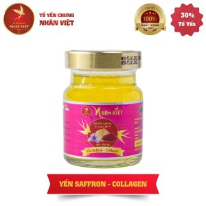 Yến Hũ Chưng Saffron Collagen Nhân Việt 30% Yến Hũ 70ml