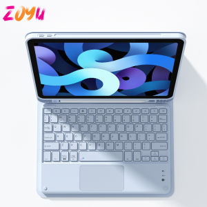 zoyu iPad Keyboard Case for ipad pro 11 inch 2022 ipad Air 4 gen air 5 gen iPad 10 gen iPad 9th 2021 8th Gen 2020 7th Gen 2019 Touchpad Keyboard Case with Pencil Holder Magnetic Detachable Bluetooth Keyboard Stand Cover