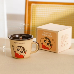 Cốc sứ Ly sứ hoạt hình Crayon Shinchan - quà tặng dễ thương (không kèm thìa) LILA COCSHIN885