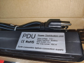 8 Slots Universal Plastic Rack Mount PDU Power Distribution Unit Power Distributing Unit for Data Cabinet Rack Power Slot. 