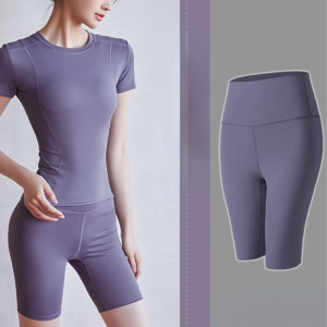 Margaux Louisse Finds - Womens High Waist Biker Seamless Yoga Shorts Seamless Shorts