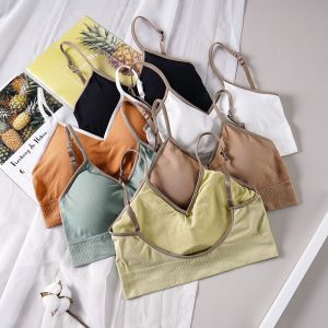 ชุดเสื้อชั้นในสตรี บราสายสวมแบบสวม แฟชั่นเว้าหลัง สายปรับได้ มีฟองน้ำถอดออกได้ ผู้เฉพาะในบราสาย A79