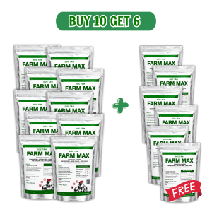 FARM MAX 1kg Poultry Farm Powder – Red Mite Tick & Lice Treatment for Chicken House Bedding Freshener & Cleaner