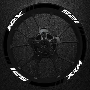 HONDA XRM 125 Wheel Sticker 17 Inch Motorcycle Hub Rim Reflective Decals XRM125 xrm 125 Vinyle Waterproof Sunscreen Decorative Sticker Accessories