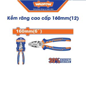 6"/160mm Kìm răng cao cấp Wadfow WPL1716 dùng để kẹp giữ hoặc cắt dây kim loại
