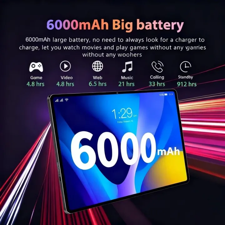 YOOKIE%20Tab%20SPARK%20Pro%20Android%2014%205G/Wi-Fi%20Tablet%2016GB+1024GB%2010.1"%20Screen%20Display%20With%20SIM%20Card%20Slot%206000mAh%20Battery%20-%20Image%204
