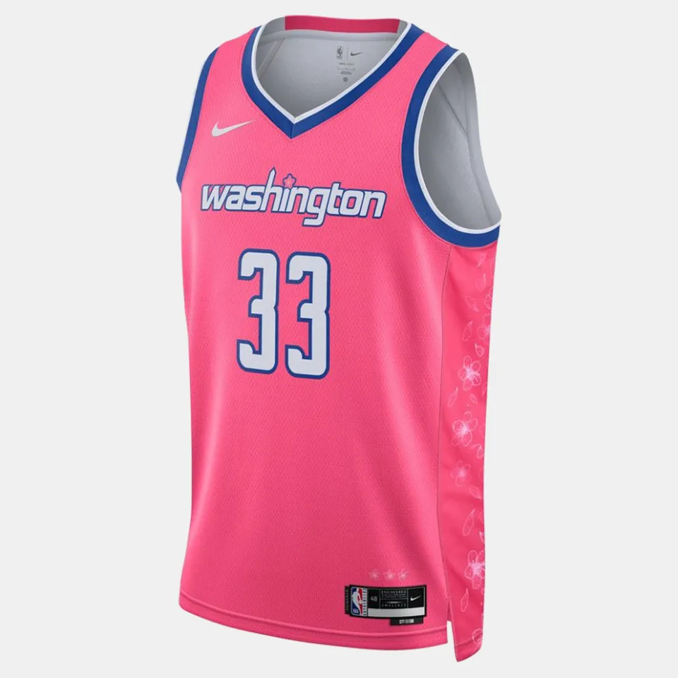 2022 23 New Original Men s NBA Washington Wizards 33 City Edition