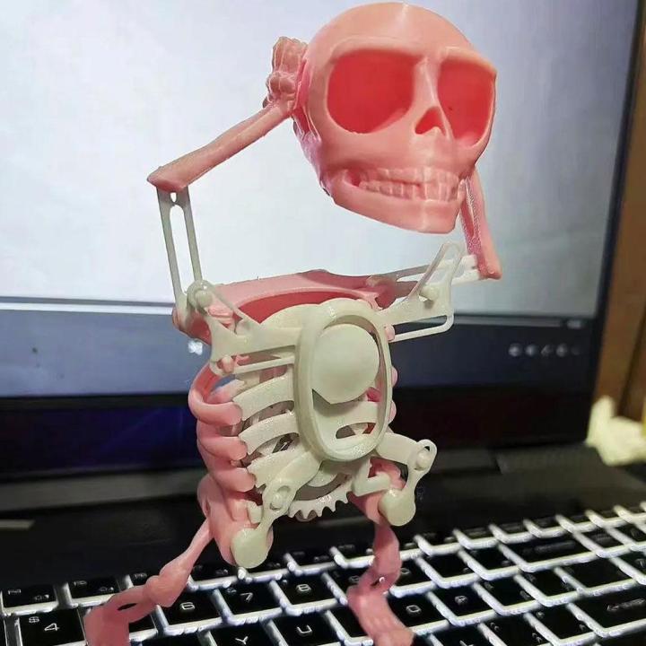 Funny Dancing Skeleton Robot Toy Creative Little Skeleton Man Children