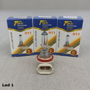 Bohlam Lampu Halogen Mobil H11 12V 55Watt Tokai