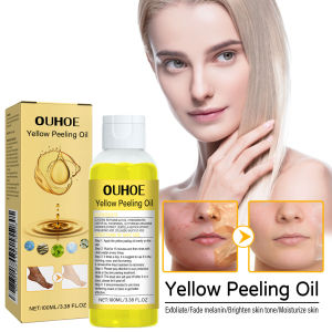 Ouhoe Yellow Exfoliating Oil Moisturizes and Nourishes the Body Leaving the Skin Clean  Fair Tender  And Brightening