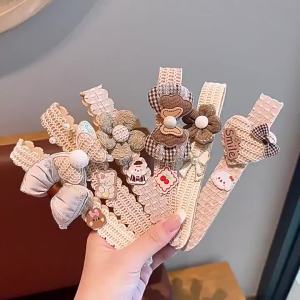 Hair Clip Stickers Self Adhesive Hair Patches for Children with Fine Hair Cute Bow and Character Shapes Gentle Hold that Does Not Pull a Cute Set for Everyday School and Party Styling