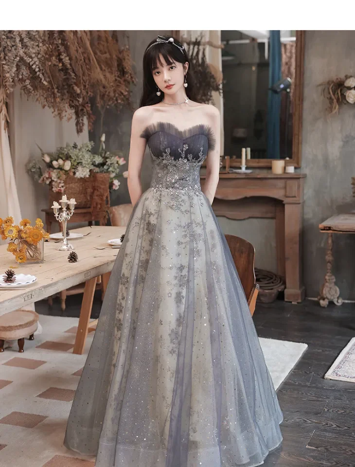 Gray gowns clearance for wedding sponsors