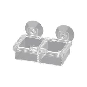 Bò sát núm hút cao su feeders coloretto bát ăn rõ ràng chống thoát khỏi sâu sống thức ăn gia súc container cho thằn lằn dagron