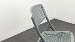 LZD  Ghế Gấp Nhựa Văn Phòng Kinh Doanh   Cho Thuê Triển Lãm Ghế Máy Tính Có Thể Gập Lại Tựa Lưng Rỗng Ghế Huấn Luyện