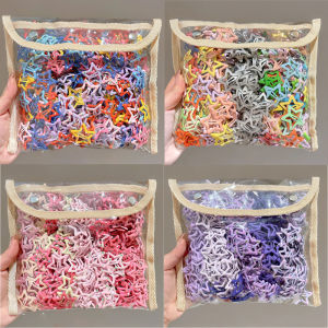 YUQI Same Style Dopamine Star Hairpin Set Womens Bangs Cute Clip Hair Accessories