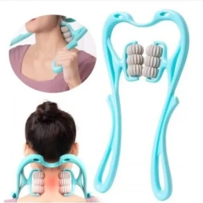 Khung Nắn Chỉnh Cột Sống Hỗ Trợ Tập Lưng và Dụng Cụ Massage Cột Sống Cổ 6 Bánh (Có Tay Cầm)