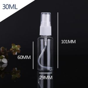 20pcs SPRAY BOTTLE 10ml / 20ml / 30ml / 50ml / 60ml / 80ml / 100ml / 120ml / 150ml /200to 200ml empty transparent bottle
