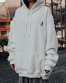 DGRAVE SAINTS 'OG LOGO WHITE' HOODIE. 