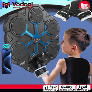 Music Boxing Machine BT Wall Mounted Smart Interactive Boxing Training Equipment for Adults Kids Boys Girls 8 9 10 11 12 Years Old