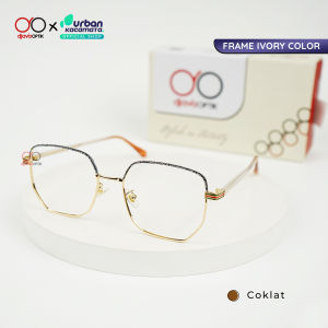 Urban Kacamata - Frame Ivory - Kacamata Korea Supersin Protector Prisma