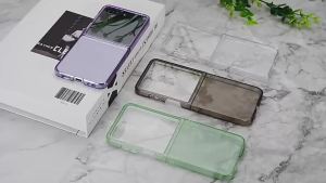 for Samsung Galaxy Z Flip 7 Case with Outer Screen Protector Clear Slim Phone Case Ultra-Thin Hard PC Back& Soft TPU Edges Crystal Shockproof Phone Case for Galaxy Z Flip 6 Cover-152c4c8b