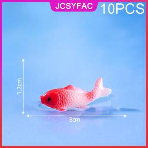 JCSYFAC 10pcs DIY trang trí cá vàng bức tượng nhỏ trang trí nội thất Dollhouse mô hình thu nhỏ cá chép mô phỏng động vật cho trẻ em Đồ chơi