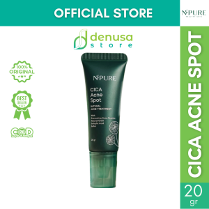 NPURE Cica Series Moisturizer Spot Eraser Acne Treatment Face Wash Serum Sun Powder Sheet Mask Pad