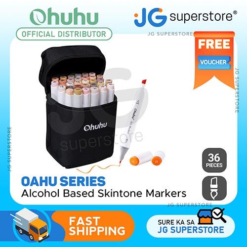Ohuhu Honolulu B36 skin tone markers arrived