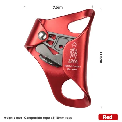 Outdoor Rock Climbing SRT Professional Chest Ascender Device Mountaineer Chest Ascender Climbing Rope Tools