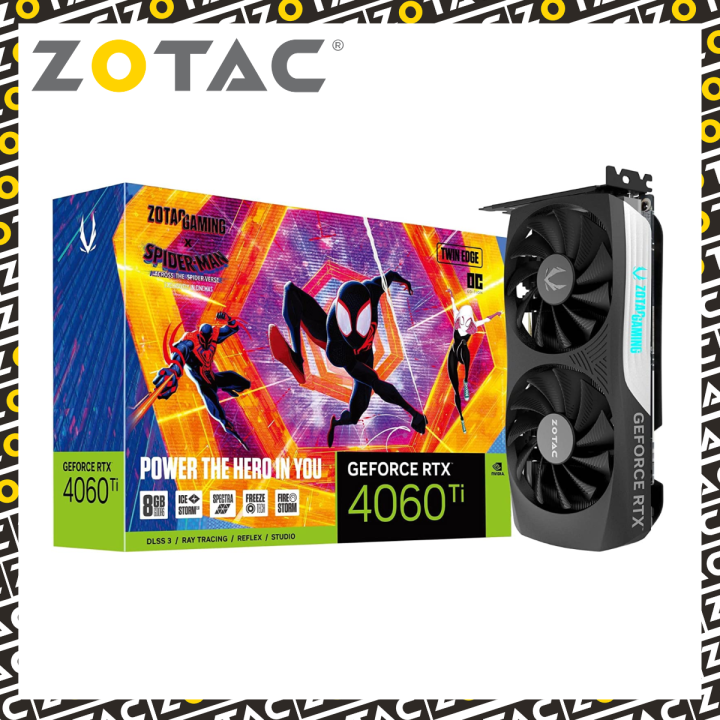 ZOTAC GeForce RTX 4060 Ti Spiderman Zotac NVIDIA GeForce RTX 4060