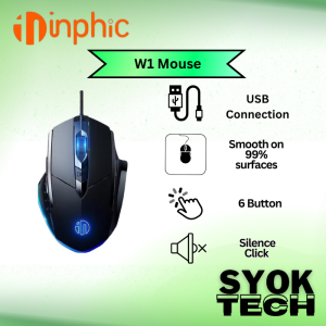 Inphic Wired Wireless Silence Mouse A1 / W1 / W1S Bluetooth Connection 6 Button