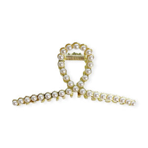 Pinky Bee Jepit Rambut Imitasi Premium Gold Mutiara 66095700