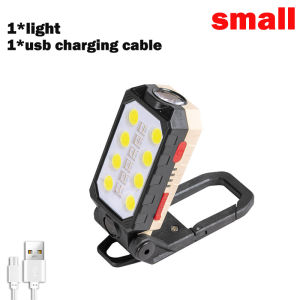 XIWANGFIRE COB Work Light USB Charging Multifunctional Folding Maintenance Magnet Power Display LED Emergency Warning Flashlight