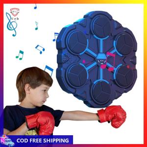 Music Boxing Machine Boxing Wall Target Type C USB Charging Wall-Mounted Exercise Equipment Boxing Trainer for Home Gym