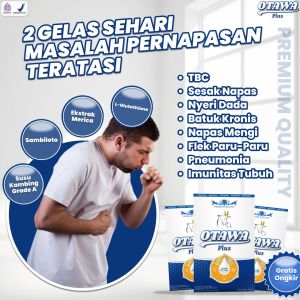 Paket Hemat 3 Box Otawa Plus Susu Kambing Etawa - Solusi Sehat untuk Pernapasan Anda