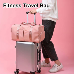 【Vktech】High-Quality Waterproof Duffel Bag for Yoga and Travel Large Capacity Sports Duffle with Easy Access Pockets and Comfortable Carry【1-3 days Delivery】