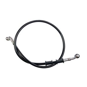 Đen 400mm - 2200mm 28°- 90° Ống phanh thủy lực xe máy Ống ống cáp bện dầu