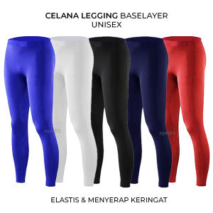 Celana Manset Baselayer Legging Panjang Olahraga Gym Lari Running Jogging Senam Zumba