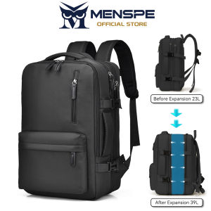 MENSPE Men Women Backpack Multi Compartment Business Laptop Backpack Large Capacity Travel Backpack Waterproof Backpack Expandable Casual College Backpack