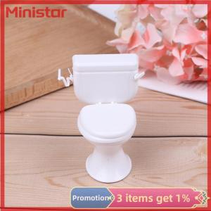 Dollhouse Furniture Vintage Bathroom Toilet Miniature Toys Dolls Accessories