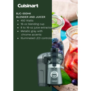 Cuisinart BJC-550HK Compact Blender  & Juice Extractor Combo
