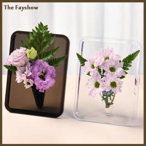 [The Fayshow] Acrylic Khung Ảnh Bình Hiện Đại Thủy Canh Hoa Bình Máy Tính Để Bàn Nhà Máy Chủ Trang Trí Món Quà Nhà Đám Cưới Bảng Trung Tâm Trang Trí Nội Thất
