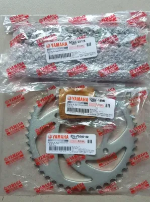 Nhông sên dĩa - bộ nhông xích Ex155 phốt cao su - lắp được cho Ex150 chính hãng Yamaha