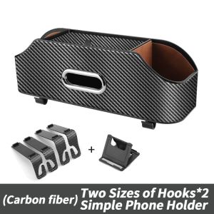 Mitsubishi Car Seat Back Storage Box Hanging Bag Multifunctional Backseat Tissue Box With Cup Holder For Mitsubishi Xpander Cross Pajero Outlander Attrage Triton Colt Mirage Lancer