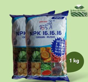 Pupuk NPK 16 Rusia Pak Tani original pack 1kg