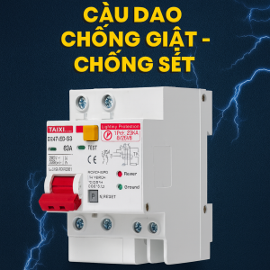 Aptomat Chống Giật – Cầu Dao Chống Sét 63A Loại Xịn – Ngắt Điện Tự Động An Toàn Tuyệt Đối
