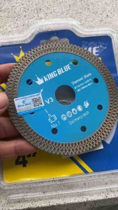 Lưỡi cắt đa năng Kingblue (110mm) chuyên cắt đá trắng sứ granite marbe