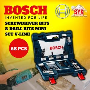 SYK BOSCH 68Pcs V-line Accessories Drill Bits Set Screwdriver Bit Tools Set Mini Bit Pemutar Skru - 2607017409