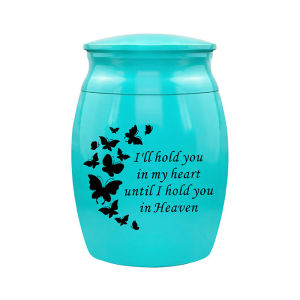 Corpse Stainless Steel Urn Jar Pink Urn  Multi-colored Stainless Steel Dog Urns Dog Cat Bird Mouse Cremation Ashes Urn Sealed Funeral For Dogs  Souvenir Jar